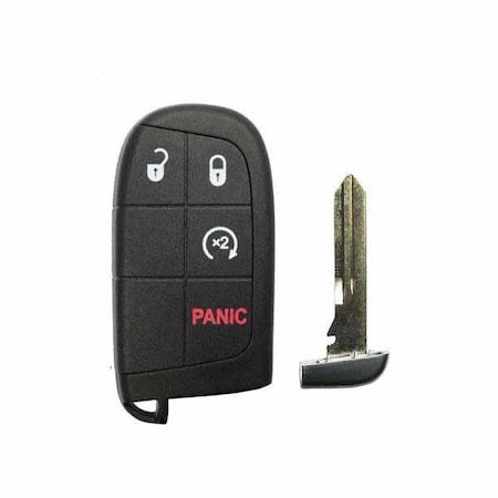 Keyless Factory KeylessFactory:Remote Smart Keys:DODGE / CHRYSLER 4 BUTTON SMART KEY 1302 AFM-RSK-DDG-302-4B